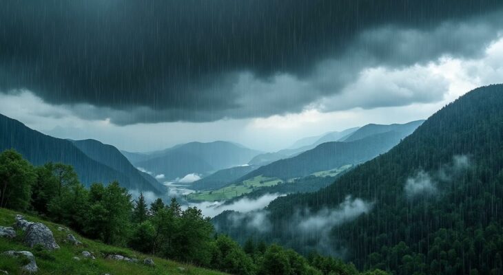 alerte météo : fortes pluies de 30 à 40 mm/heure prévues dimanche en drôme et ardèche, vigilance maximale face au risque d'inondations. restez informé et protégez-vous.