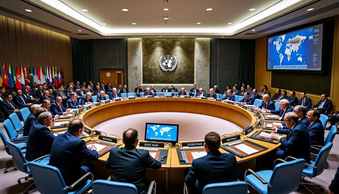 suivez en direct la réunion du conseil de sécurité de l’onu qui soutient le plan de paix proposé par donald trump pour la région de gaza.