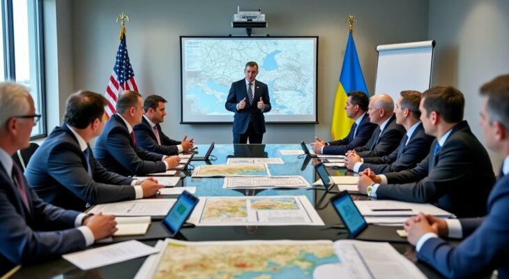 suivez en direct la réunion stratégique entre les états-unis et l'ukraine en floride, préparant la visite du président zelensky en france. analyse des enjeux et perspectives.