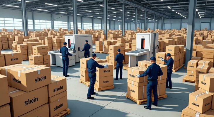 saisie exceptionnelle à l'aéroport de roissy : 200 000 colis shein bloqués pour inspection en seulement 24 heures, une opération record pour garantir la sécurité et la conformité des marchandises.