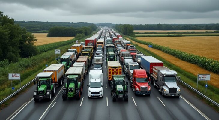 blocage continu des agriculteurs : l'a64 reste fermée, avec des perturbations importantes attendues sur l'a63 en direction de l'espagne. préparez-vous aux ralentissements et suivez les mises à jour.