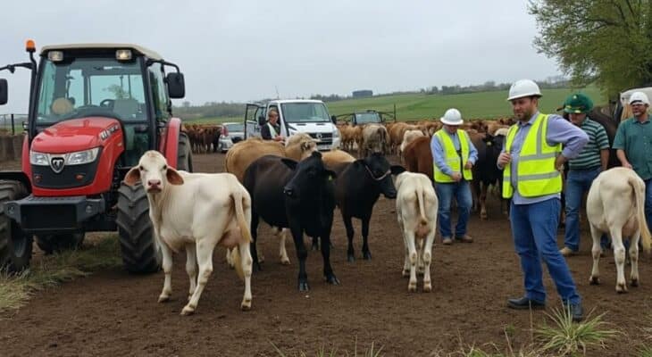 suivez en direct le début de l’abattage des bovins atteints de dermatose nodulaire en ariège, avec la mobilisation des agriculteurs sur l’autoroute a75 pour gérer cette crise sanitaire.