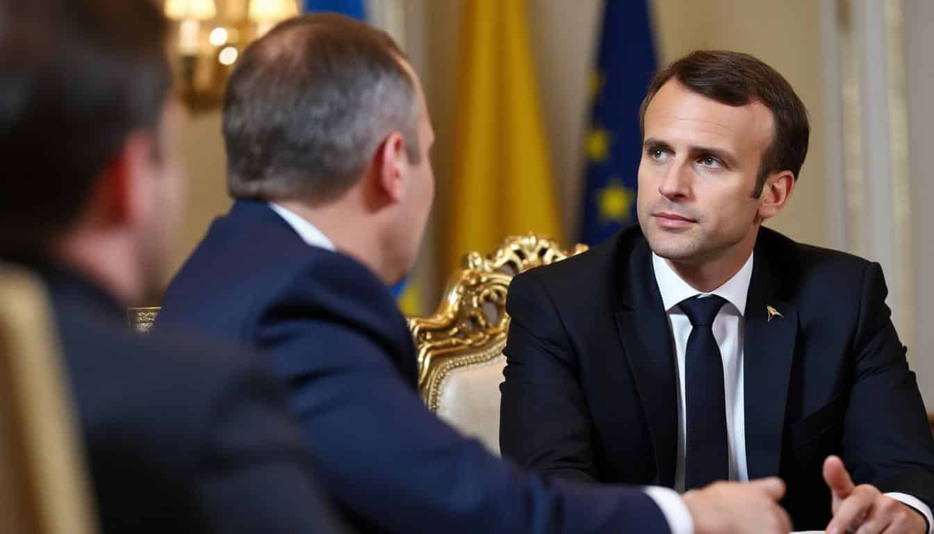 suivez en direct les échanges entre emmanuel macron et donald trump concernant la réponse américaine après la visite de volodymyr zelensky à l’élysée, au cœur de la guerre en ukraine.