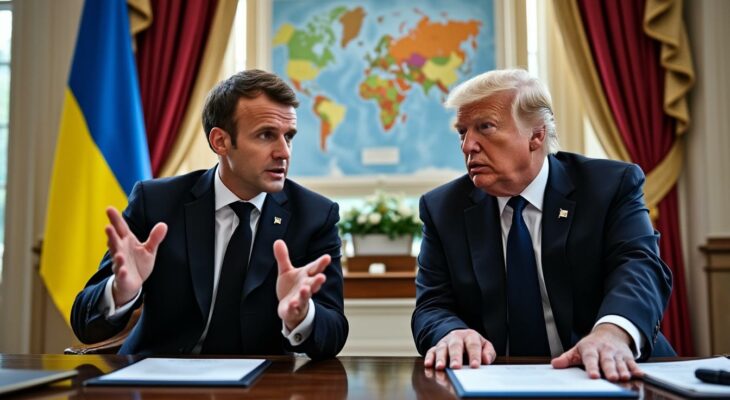 suivez en direct l'actualité de la guerre en ukraine : emmanuel macron discute avec donald trump du plan américain après la visite de volodymyr zelensky à l’élysée.