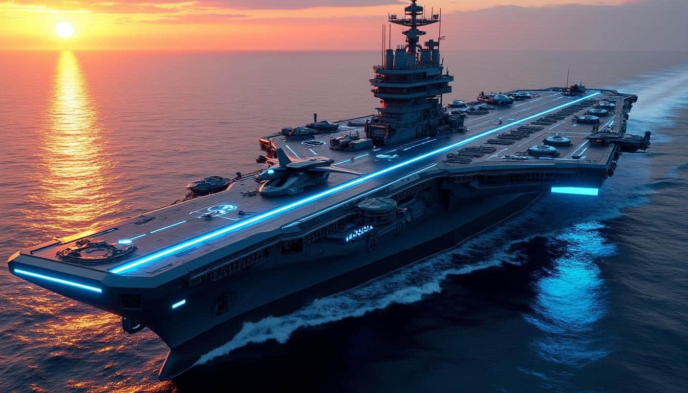 emmanuel macron lance officiellement le projet du « pang », le nouveau porte-avions qui succédera au charles de gaulle, marquant une étape majeure pour la marine française.