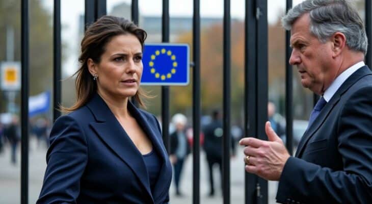 nathalie loiseau suggère de contrer les sanctions américaines visant thierry breton en interdisant l'accès de robert f. kennedy jr. au territoire européen.