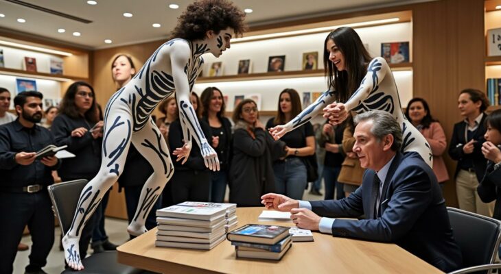 découvrez comment deux militantes femen ont interrompu la séance de dédicaces du dernier livre de nicolas sarkozy en scandant «ta place est en prison !», suscitant une vive controverse.