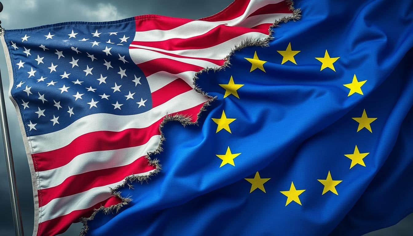 l'ue exprime son inquiétude face à la nouvelle stratégie de sécurité des états-unis, perçue comme une ingérence préoccupante dans la politique européenne.