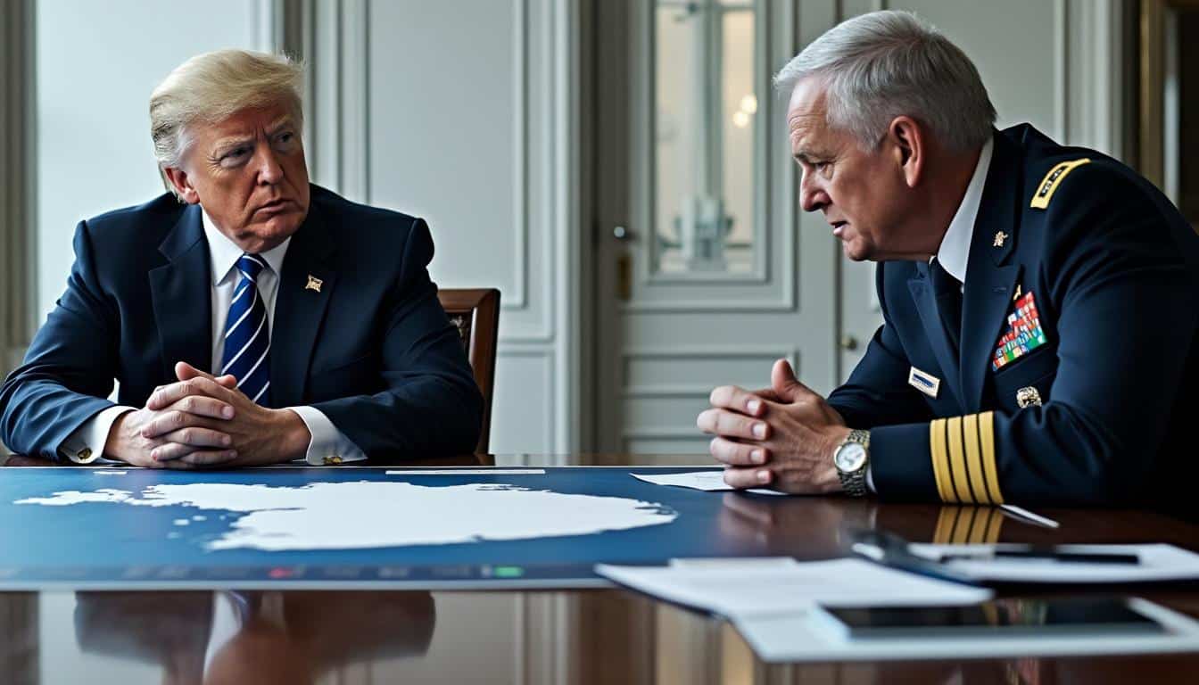 suivez en direct de davos les révélations de donald trump sur l'élaboration d'un cadre d'accord futur concernant le groenland, en collaboration avec le président de l'otan.