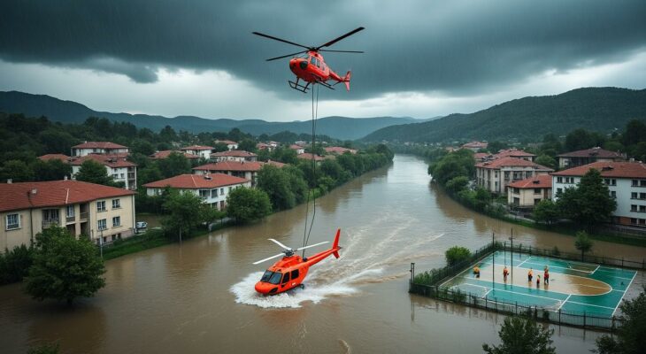 suivez en direct les intempéries majeures dans l’aude avec la fermeture des établissements scolaires, les opérations d’hélitreuillage en cours et les crues historiques frappant la région.