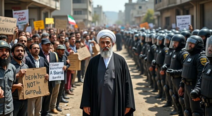 l'ayatollah khamenei reconnaît les revendications économiques des manifestants en iran, tout en annonçant une répression sévère contre les émeutiers.