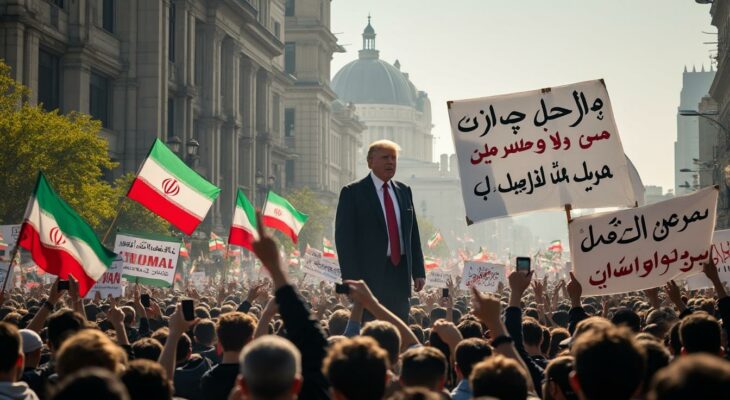 découvrez l'évolution de la contestation en iran qui s'amplifie, tandis que donald trump intervient et bouleverse la scène politique.