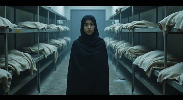 découvrez l'histoire bouleversante de robina aminian, 23 ans, confrontée aux tragédies et au deuil bafoué de sa famille en iran, entre piles de cadavres et souffrances silencieuses.