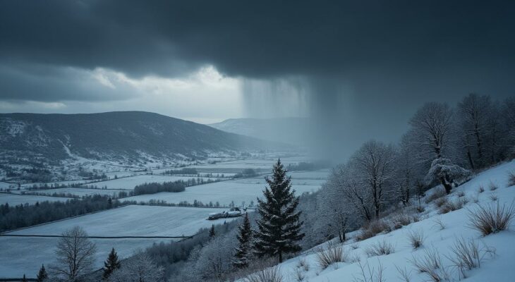 tempête pedro : chute de neige en plaine, pluies intenses et rafales violentes de tramontane sur le roussillon. vigilance rouge prolongée dès ce mercredi pour assurer votre sécurité.