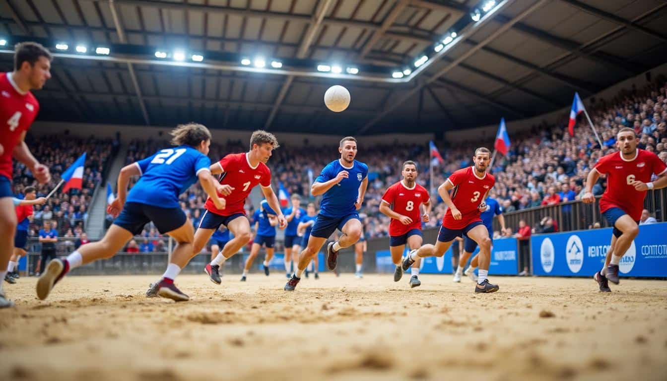 découvrez l'effervescence sportive du cotentin avec des performances éclatantes en handball, basket et volley, mettant en lumière les handballeurs cherbourgeois qui brillent dans la région.