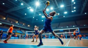 découvrez l'effervescence sportive du cotentin avec des performances éclatantes en handball, basket et volley, mettant en lumière les exploits remarquables des handballeurs cherbourgeois.