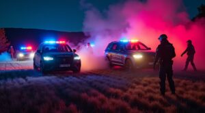 les forces de l’ordre interviennent pour disperser une rave party sauvage qui se tenait au sud de lyon, mettant fin à cet événement non autorisé.