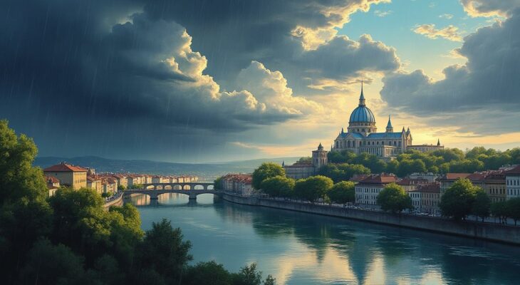 découvrez les prévisions météo pour mardi à lyon : un ciel changeant entre nuages et averses, avec des températures maximales atteignant 16°c.