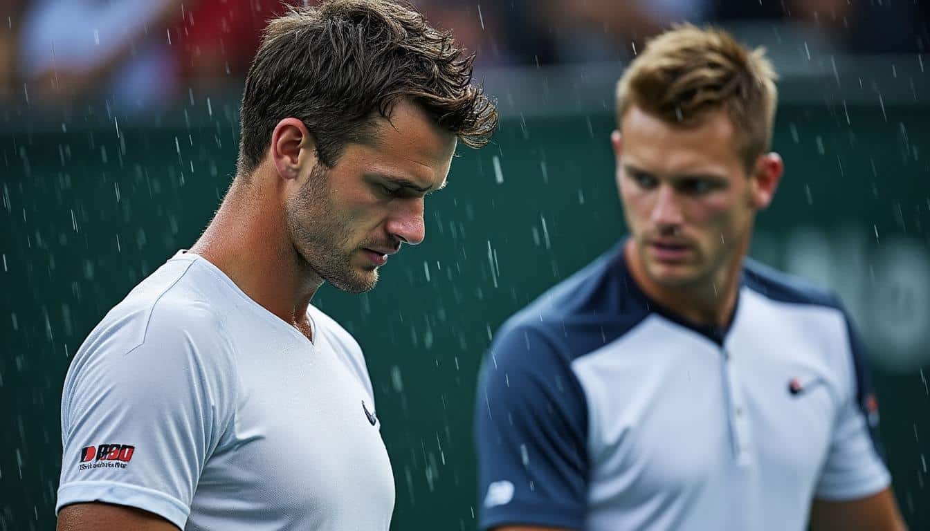 masters 1000 de miami : la finale entre jannik sinner et jiri lehecka est reportée en raison de la pluie, retardant l'ultime affrontement tant attendu.