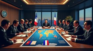 analyse des conflits internationaux, convocation judiciaire d'elon musk en france et discussions lors d'un déjeuner stratégique au medef.