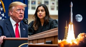 en 2 minutes : trump avertit l'iran, confirmation du procès de rima hassan, et lancement de la mission artémis vers la lune.