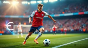 le fc bayern munich propose une offre exceptionnelle de 100 millions d'euros pour s'attacher les services de la jeune pépite prometteuse du bayer, soulignant son ambition de renforcer son effectif avec des talents d'avenir.