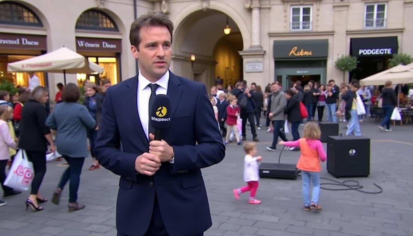 suivez frédéric michel, notre envoyé spécial, et vivez en direct l'ambiance unique et vibrante de la place saint-pierre à travers ses reportages exclusifs.