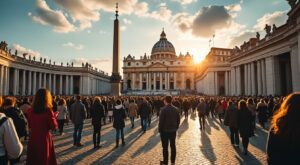 plongez au cœur de la place saint-pierre avec frédéric michel, notre envoyé spécial, pour une immersion en direct dans une ambiance unique et captivante.