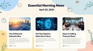 découvrez les infos essentielles du matin du 20 avril 2026 pour bien démarrer votre journée avec les nouvelles clés et événements importants.