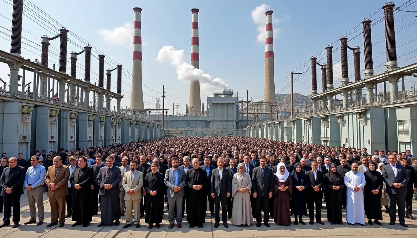 face aux menaces de trump, l'iran mobilise ses citoyens pour former des chaînes humaines autour de sites stratégiques, visant à renforcer la protection nationale.