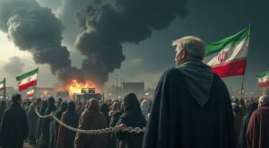 face aux menaces de trump, l'iran mobilise sa population pour former des chaînes humaines afin de protéger ses centres stratégiques, montrant une unité nationale renforcée.