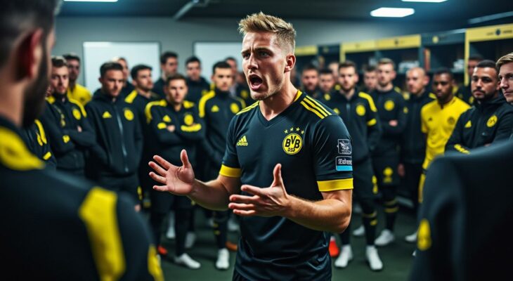 julian brandt, joueur clé du bvb, prononce un discours passionné avant son départ imminent, révélant ses émotions et ses espoirs pour l'avenir.