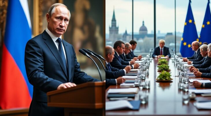 europe aujourd'hui : poutine annonce une fin imminente du conflit en ukraine tandis que les ministres de l'ue se rencontrent à bruxelles pour discuter des prochaines étapes.