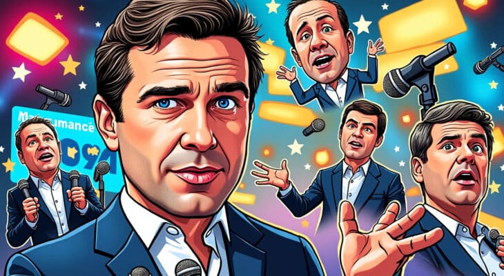 découvrez les imitations hilarantes de marc-antoine le bret, qui bouscule l'actualité avec son regard décalé sur montfort, noah, lang et bien d'autres.