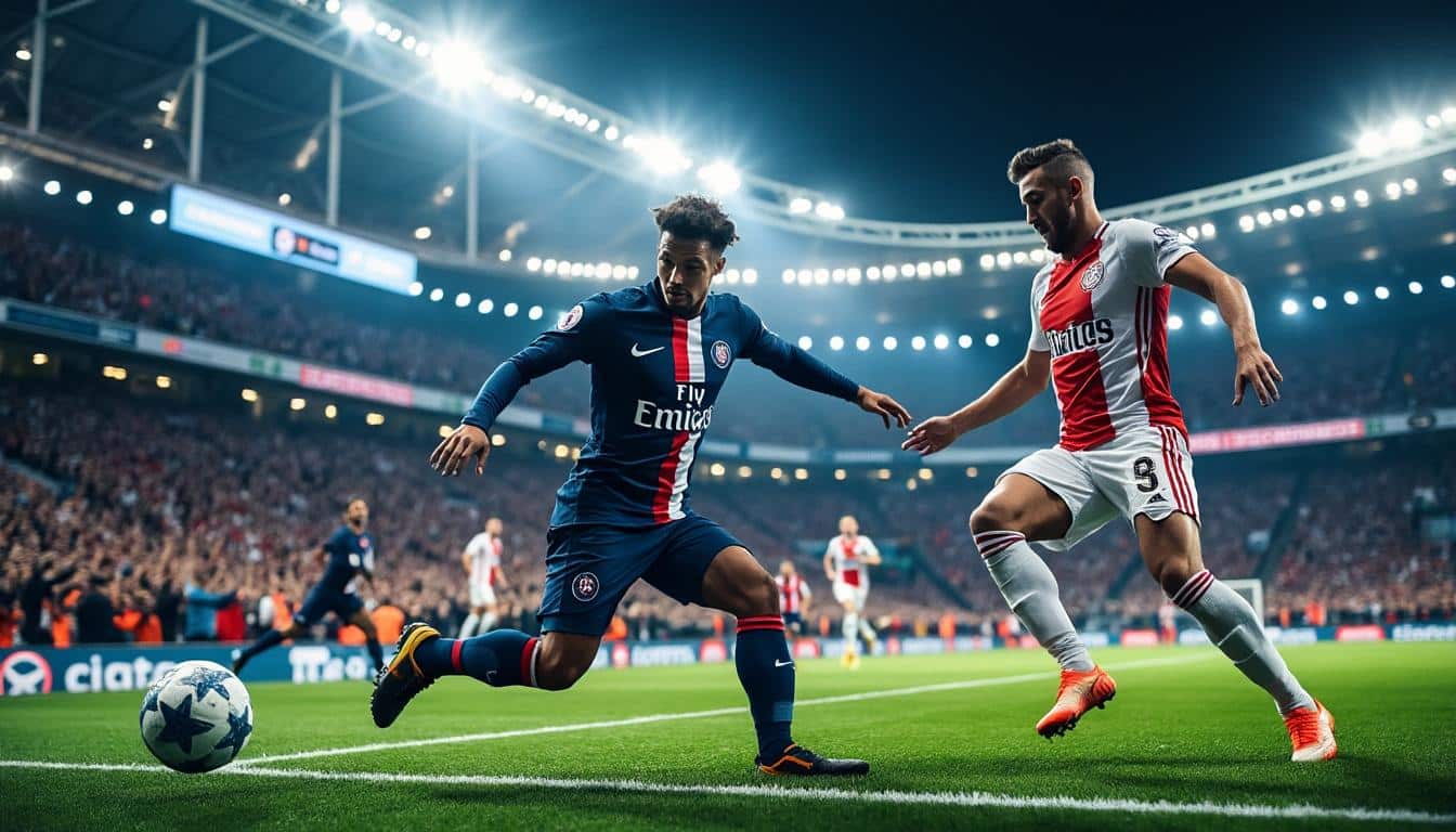suivez en direct le match emblématique psg vs bayern, un duel légendaire du siècle rempli d'intensité et de passion footballistique.