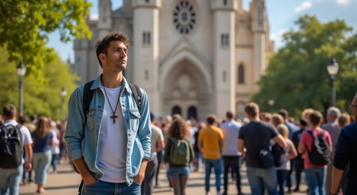 découvrez le témoignage unique de cyprien, 29 ans, lors de sa quinzième participation au pèlerinage de la pentecôte à chartres. plongez dans une expérience riche en émotions et traditions.