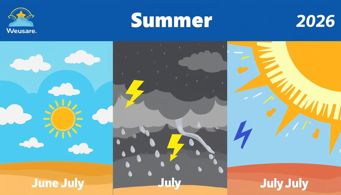 découvrez les prévisions météo clés du 29 juin au 5 juillet 2026 pour bien préparer votre semaine à venir.