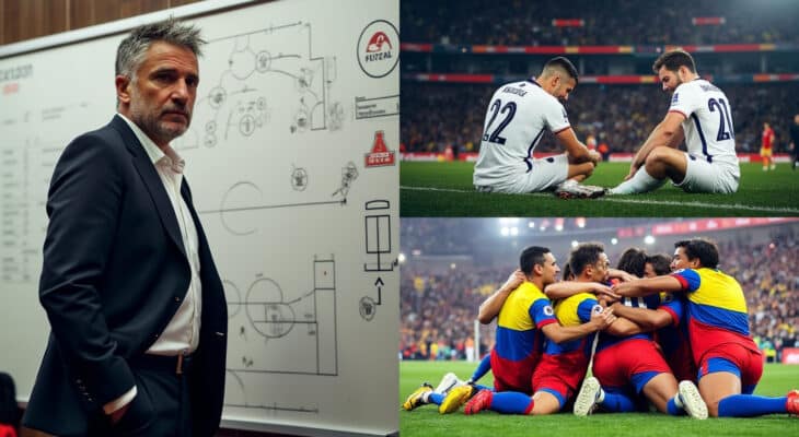 découvrez les enjeux de la coupe du monde 2026 avec deschamps face à un défi majeur, la déception de l'équipe d'angleterre et la qualification réussie de la colombie.