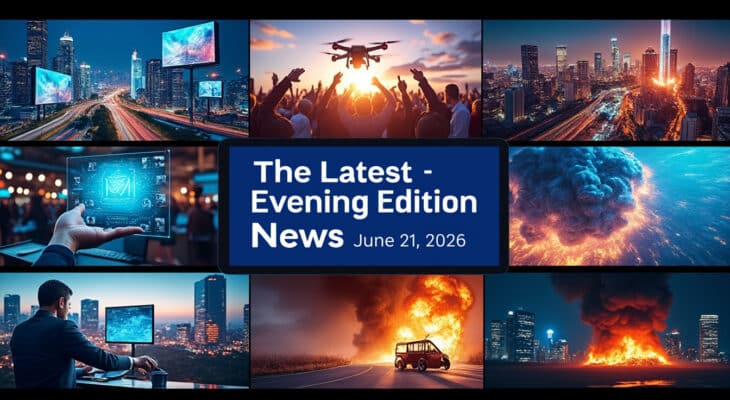 découvrez les dernières nouvelles du 21 juin 2026 dans notre édition du soir pour rester informé des événements majeurs de la journée.
