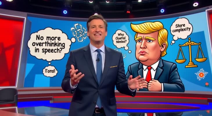 un animateur du "daily show" exprime son souhait que donald trump rende la satire politique plus complexe et nuancée.