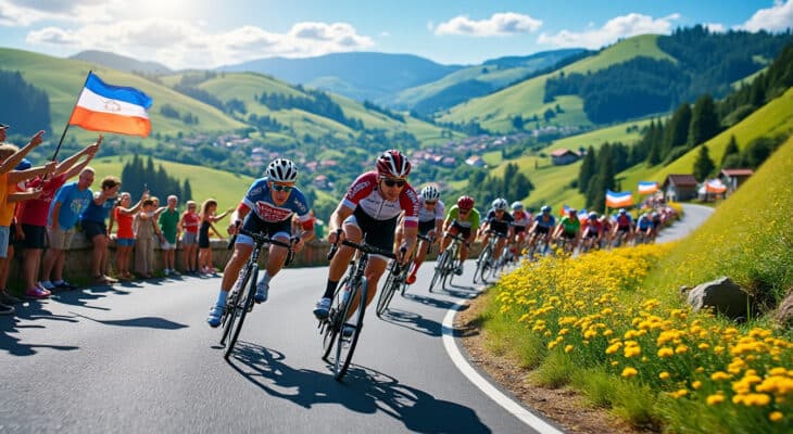 suivez en direct la 9e étape passionnante du tour de france de malemort à ussel. vivez chaque moment palpitant de cette course cycliste incontournable !
