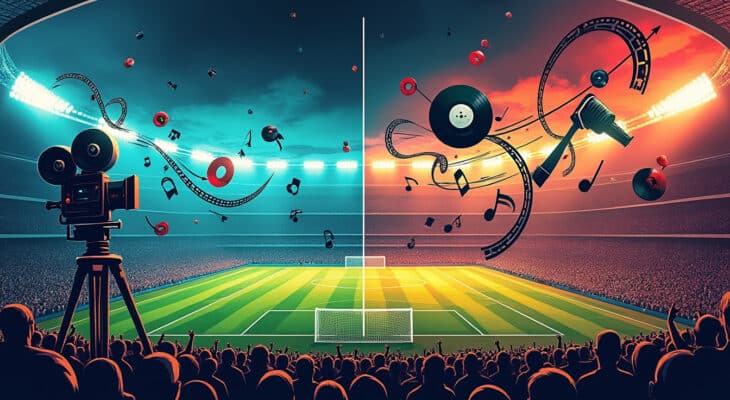 découvrez les incontournables du football au cinéma et en musique : une sélection de films cultes et de tubes légendaires qui célèbrent la passion du ballon rond.