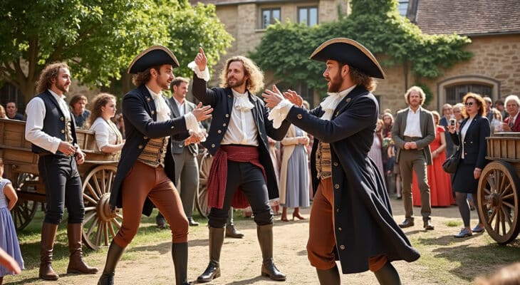 découvrez la troupe itinérante 'molière en mouvement' qui présente une pièce d'actualité captivante au cœur du nord de l’anjou, mêlant théâtre classique et modernité.