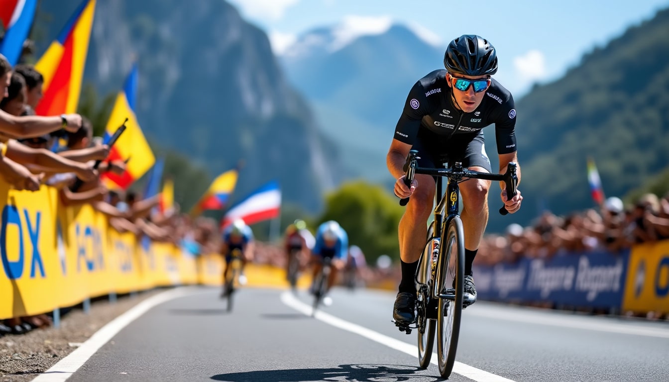 découvrez la victoire éclatante de mads pedersen lors du tour de france, avec torstein t. s'emparant du maillot jaune, une étape mémorable de la compétition cycliste.
