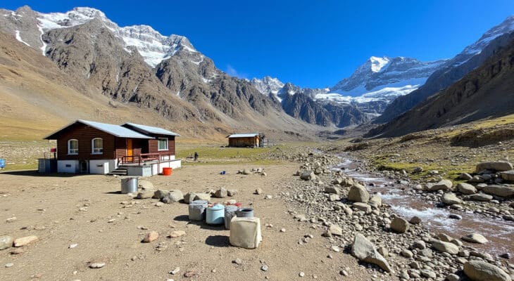 découvrez la situation critique du refuge du galibier au monêtier-les-bains dans les hautes-alpes, confronté à un manque d'eau important, impactant randonneurs et visiteurs.
