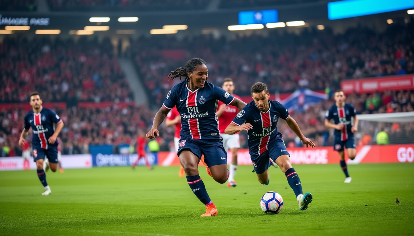 découvrez comment les sang et or ont défié le psg et remporté leur premier trophée des champions dans un match historique et intense.