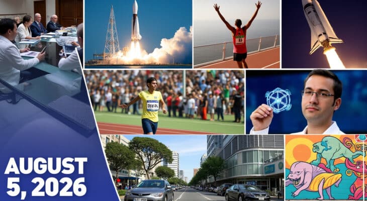 découvrez les temps forts du 5 août 2026 avec toute l'actualité essentielle à ne pas manquer pour rester informé en temps réel.