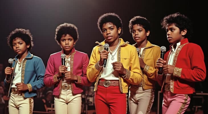 découvrez l'histoire complète des jackson five et plongez dans l'enfance sacrifiée de michael jackson, le roi de la pop, à travers cette intégrale captivante.